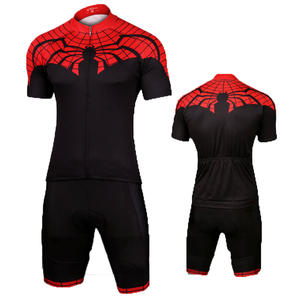Superior Spider-Man Set Bicycle Jersey The Flash Cycling Jersey+Short M-XL