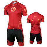 The Flash Set Bicycle Jersey The Flash Cycling Jersey+Short M-XL
