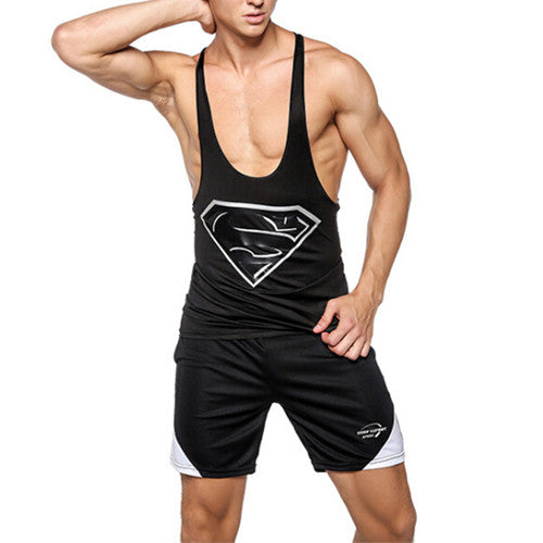 Men's Superman Tank Tops Gym Vest