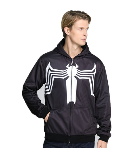 Man's Black Venom Hoodie
