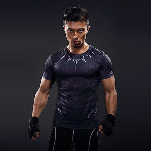 Men's Black Panther Compression T-shirt