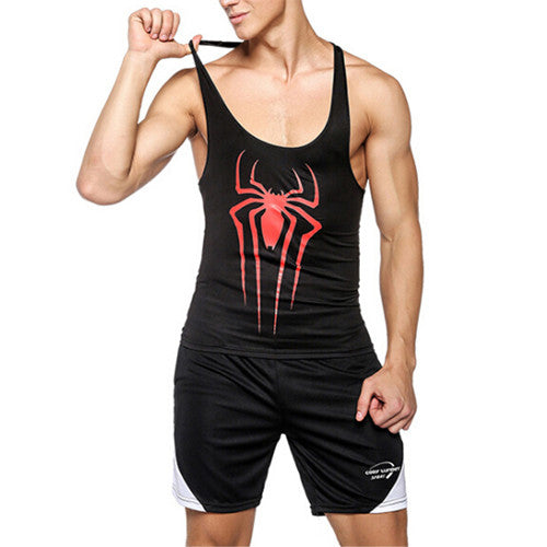 Men's Spider Man Tank Tops Gym Vest