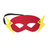 Party Superheros Cape and Mask for Kids, Reversible Satin Capes Dress up Costumes, 5 Sets