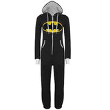 Unisex-adult Superman Batman Onesie Pajamas