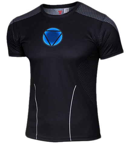 Men's Black Iron Man T-shirt