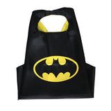Party Superheros Cape and Mask for Kids, Double-Sides Satin Capes Dress up Costumes, 5 Sets