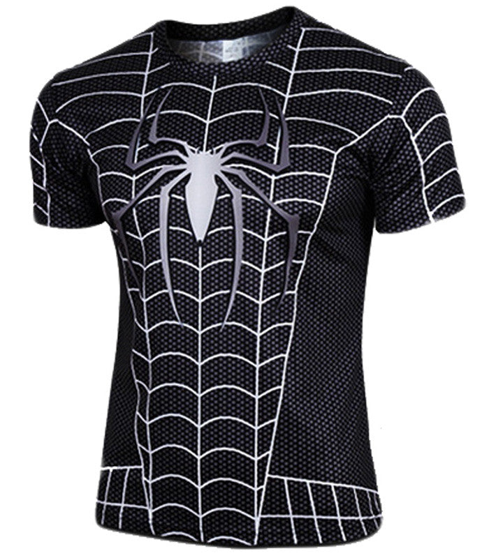 Men's Black Spider Man T-shirt