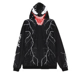 2018 New Man's Black Venom Hoodie