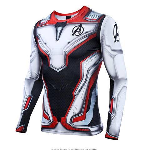 Avengers 4 Endgame Quick Drying T-shirt Quantum Realm Costumes