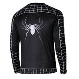 Men's Black Spider-Man Long Shirt