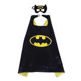Party Superheros Cape and Mask for Kids, Double-Sides Satin Capes Dress up Costumes, 5 Sets