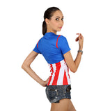 Women Captain America Compression T-shirt